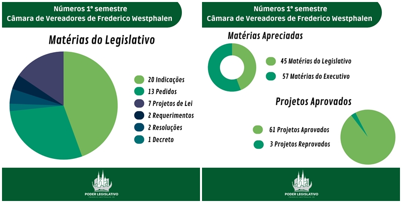 Campanhas, dezenas de visitas à comunidade e mais de 60 projetos aprovados marcam primeiro semestre do Legislativo de FW