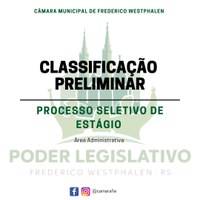 Confira a classificação preliminar do Processo Seletivo da Câmara de FW