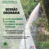 Confira a pauta da 40ª Sessão Ordinária do ano