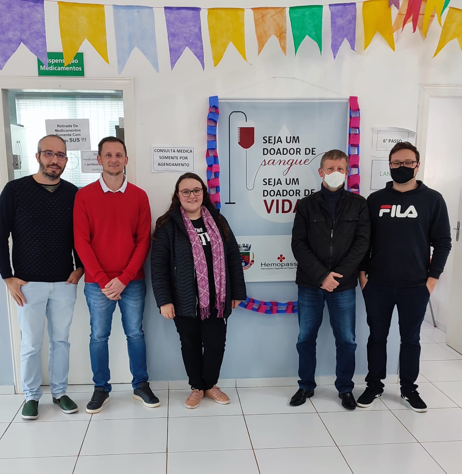 Equipe da Câmara de FW participa de doação de sangue e incentiva comunidade durante o Junho Vermelho