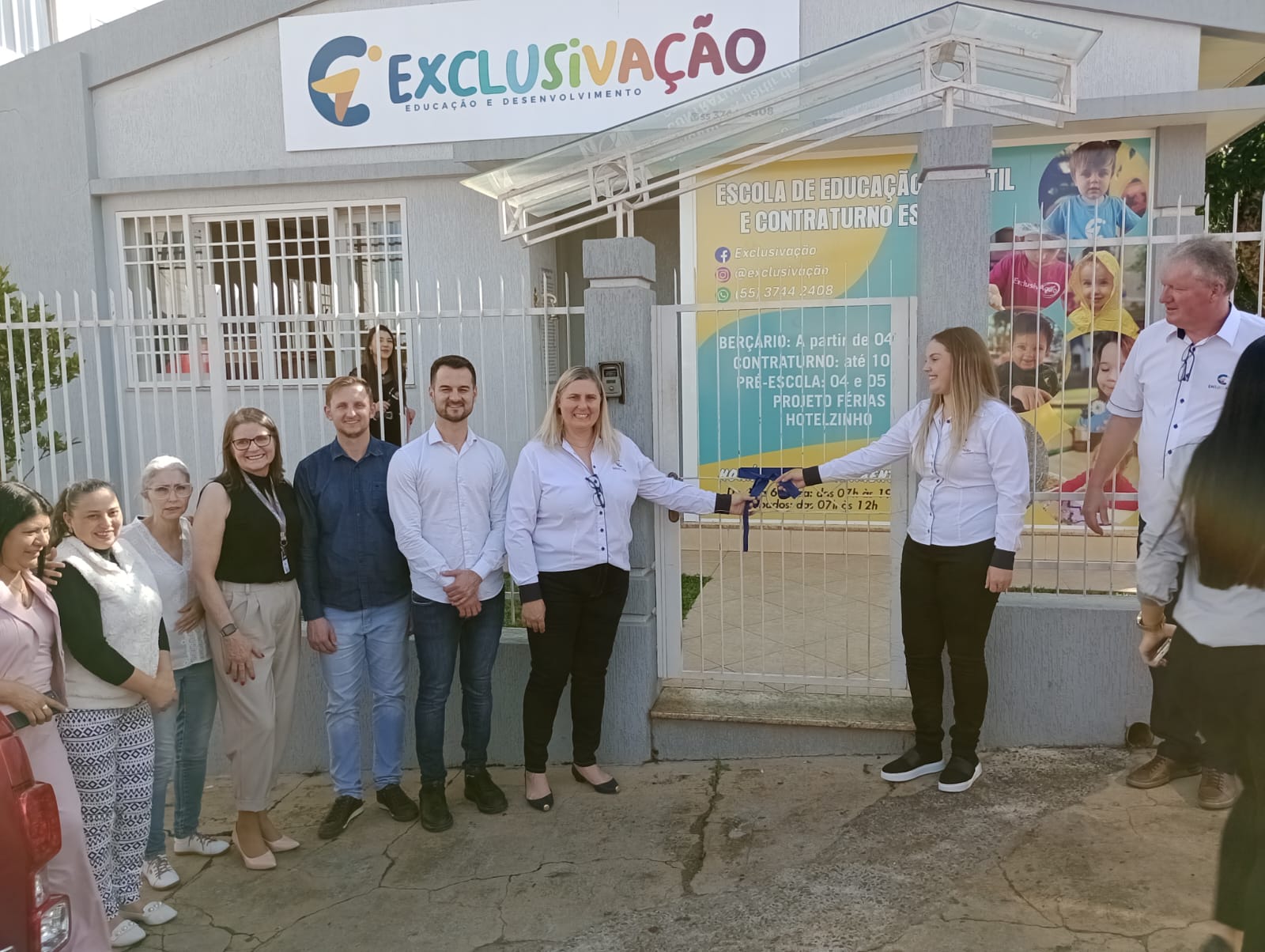 Escola Exclusivação abre as portas em FW e recebe presidente do Legislativo na solenidade de inauguração