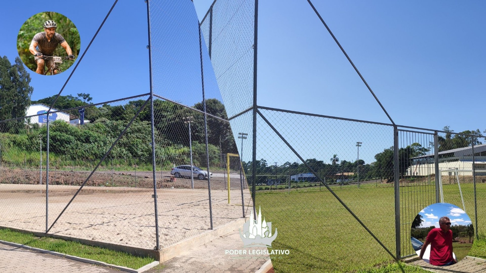 Homenagem: quadras esportivas do Parque de Exposições recebem os nomes de Alexsander Dominski e Alencar Zanella 