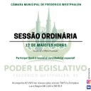 Legislativo de FW promove mais uma Sessão Ordinária nesta terça-feira