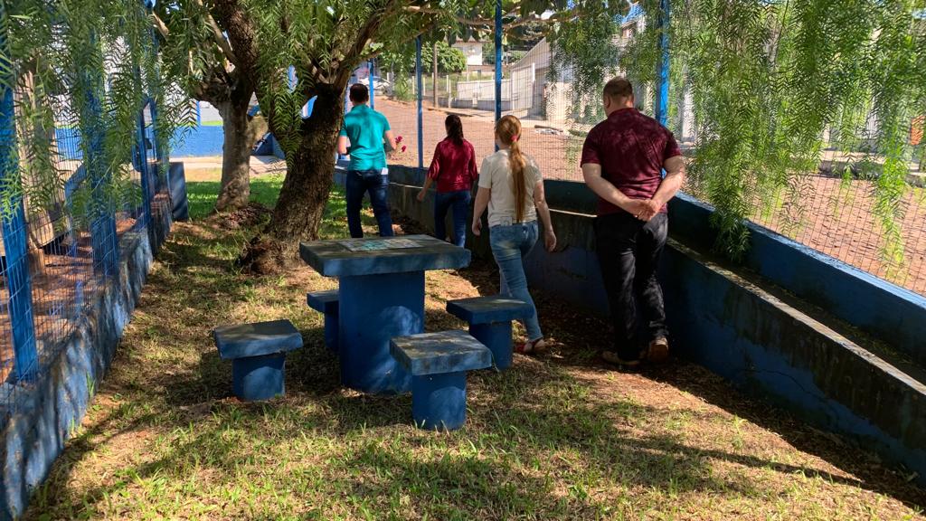 Poder Legislativo fiscaliza sistema de segurança da Escola Giusto Damo e ouve demandas da direção