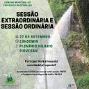 Câmara de FW promove Sessões Extraordinária e Ordinária nesta terça-feira