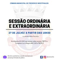 Presidente da AL participa de sessão ordinária nesta terça-feira 