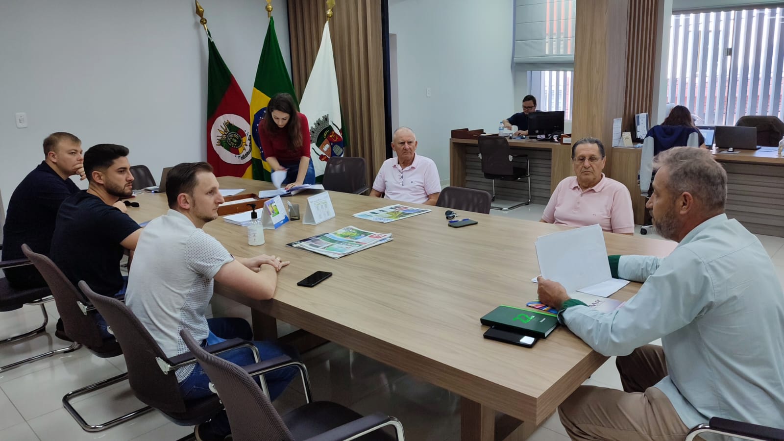 Presidente da Associação dos Moradores do Bairro Santo Inácio visita Câmara de Vereadores 