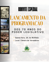 Programação dos 70 anos do Poder Legislativo será lançada nesta quinta-feira