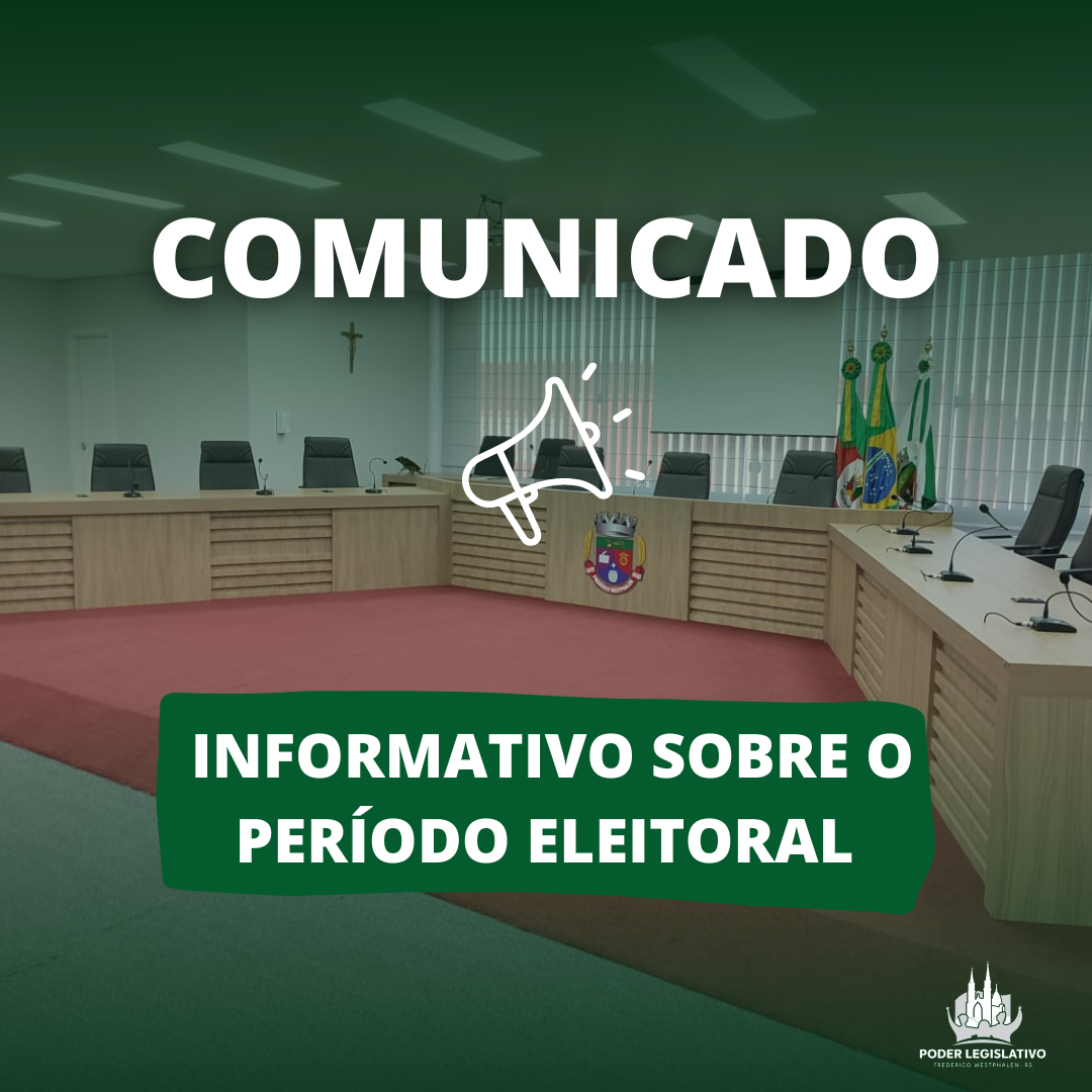 Redes sociais e site da Câmara passarão por mudanças devido às vedações do período eleitoral