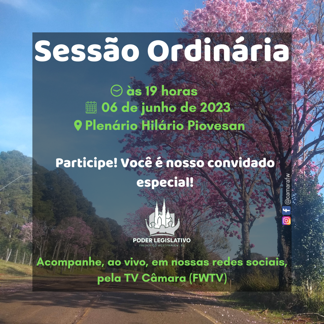 Saiba quais projetos irão para votação na Sessão Ordinária desta terça-feira, 6