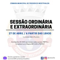 Vereadores votam hoje o Em dia com Frederico e o Pró Empresa Mais Emergencial 